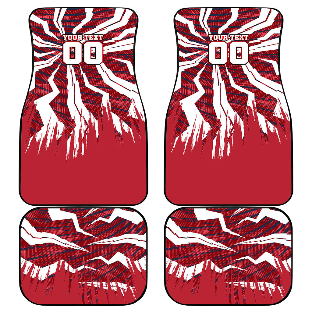 Personalized United States Soccer Car Mats American Eagle World Football Mascot