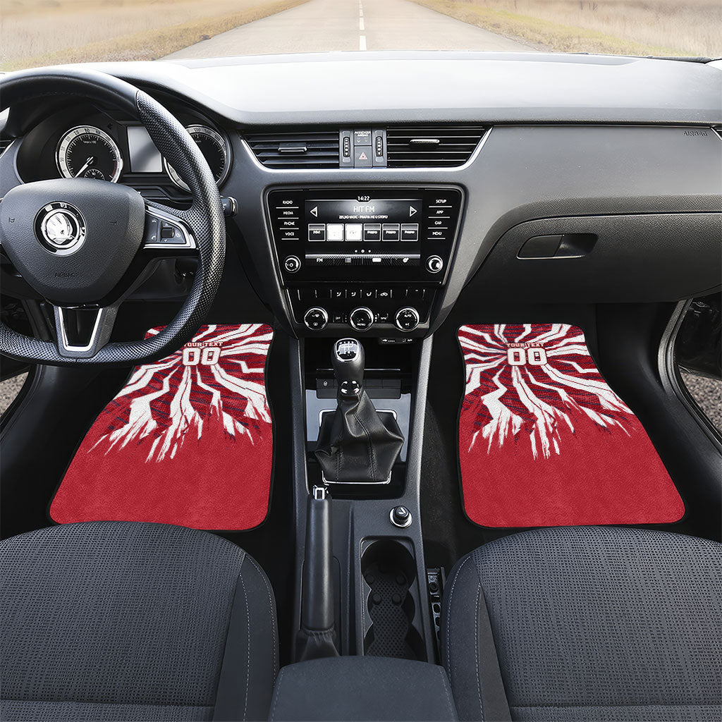 Personalized United States Soccer Car Mats American Eagle World Football Mascot