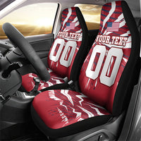 Personalized United States Soccer Car Seat Cover American Eagle World Football Mascot
