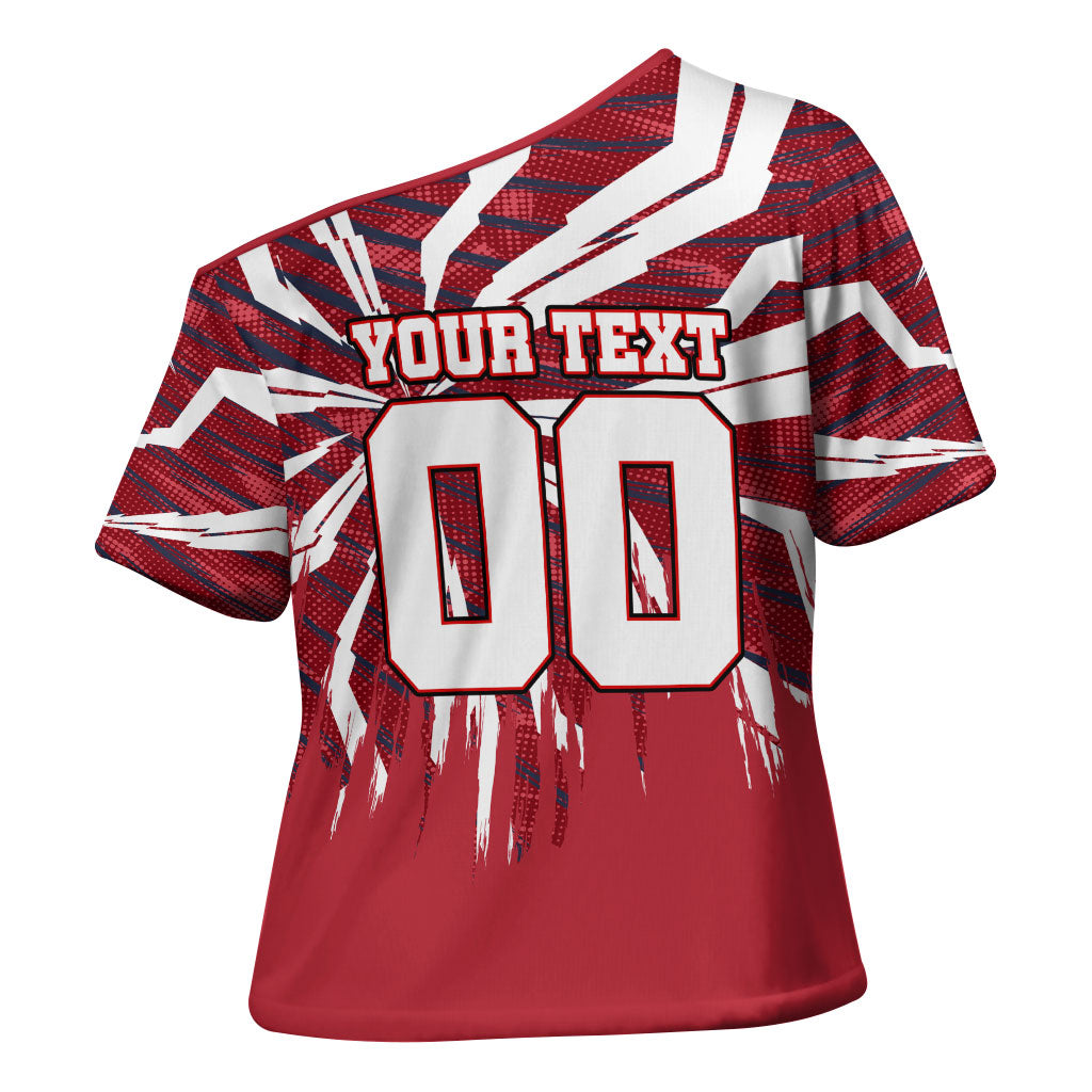 Personalized United States Soccer Cross Shoulder Shirt American Eagle World Football Mascot