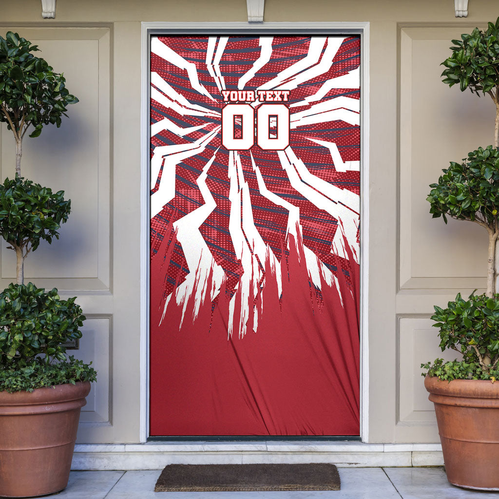 Personalized United States Soccer Door Cover American Eagle World Football Mascot