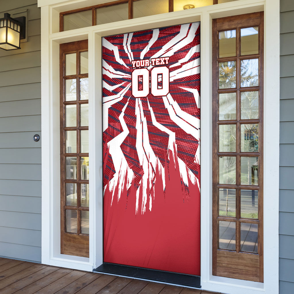 Personalized United States Soccer Door Cover American Eagle World Football Mascot