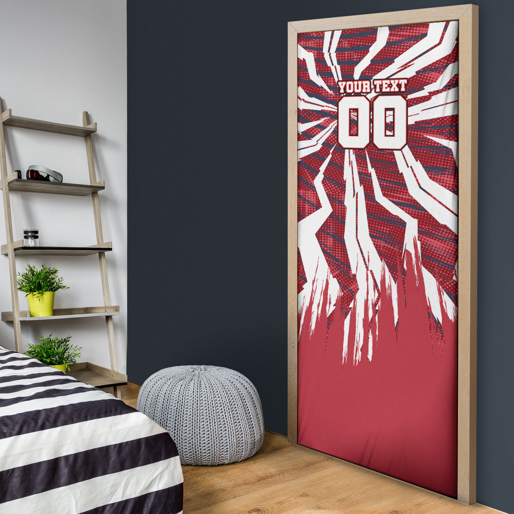 Personalized United States Soccer Door Cover American Eagle World Football Mascot