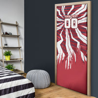 Personalized United States Soccer Door Cover American Eagle World Football Mascot