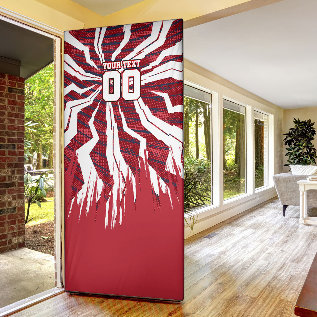 Personalized United States Soccer Door Cover American Eagle World Football Mascot