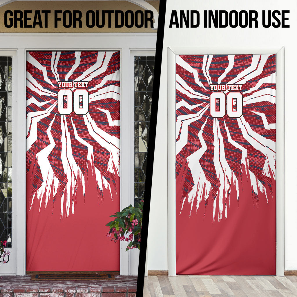 Personalized United States Soccer Door Cover American Eagle World Football Mascot