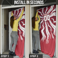 Personalized United States Soccer Door Cover American Eagle World Football Mascot