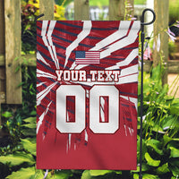 Personalized United States Soccer Garden Flag American Eagle World Football Mascot