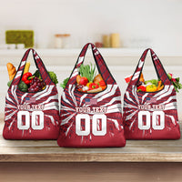 Personalized United States Soccer Grocery Bag American Eagle World Football Mascot