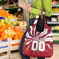 Personalized United States Soccer Grocery Bag American Eagle World Football Mascot