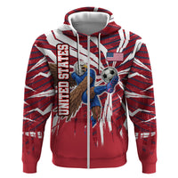 Personalized United States Soccer Hoodie American Eagle World Football Mascot