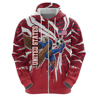 Personalized United States Soccer Hoodie American Eagle World Football Mascot