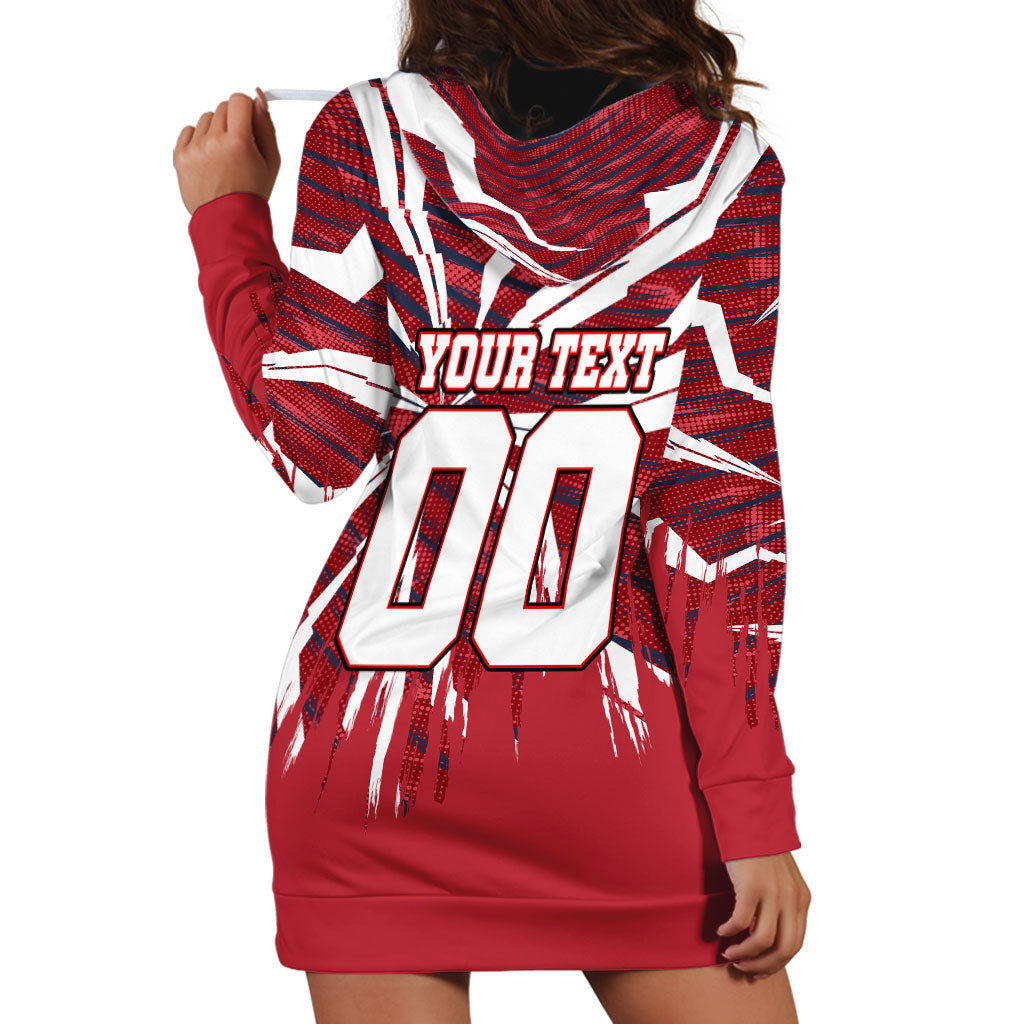 Personalized United States Soccer Hoodie Dress American Eagle World Football Mascot
