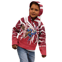 Personalized United States Soccer Kid Hoodie American Eagle World Football Mascot