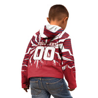 Personalized United States Soccer Kid Hoodie American Eagle World Football Mascot