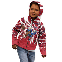 Personalized United States Soccer Kid Hoodie American Eagle World Football Mascot
