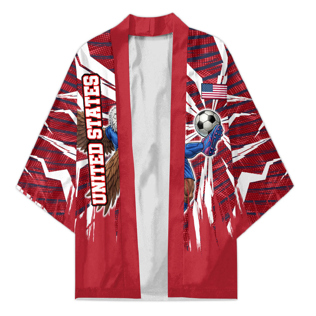 Personalized United States Soccer Kimono American Eagle World Football Mascot