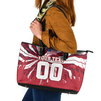 Personalized United States Soccer Leather Tote Bag American Eagle World Football Mascot