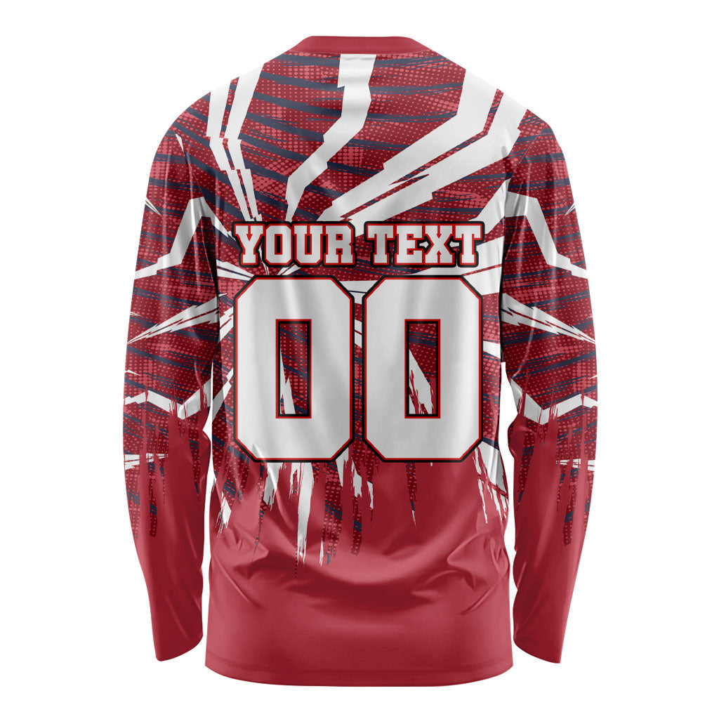 Personalized United States Soccer Long Sleeve Shirt American Eagle World Football Mascot