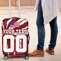 Personalized United States Soccer Luggage Cover American Eagle World Football Mascot
