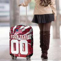Personalized United States Soccer Luggage Cover American Eagle World Football Mascot