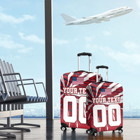 Personalized United States Soccer Luggage Cover American Eagle World Football Mascot