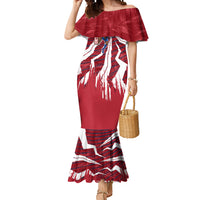 Personalized United States Soccer Mermaid Dress American Eagle World Football Mascot