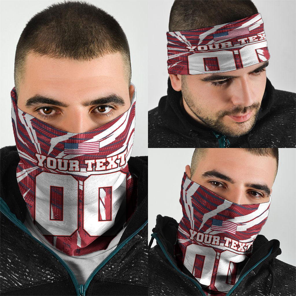 Personalized United States Soccer Neck Gaiter American Eagle World Football Mascot