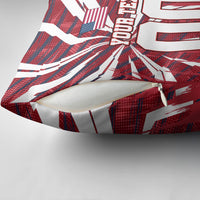 Personalized United States Soccer Pillow Cover American Eagle World Football Mascot