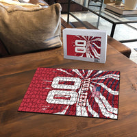 Personalized United States Soccer Puzzle American Eagle World Football Mascot