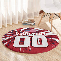 Personalized United States Soccer Round Carpet American Eagle World Football Mascot