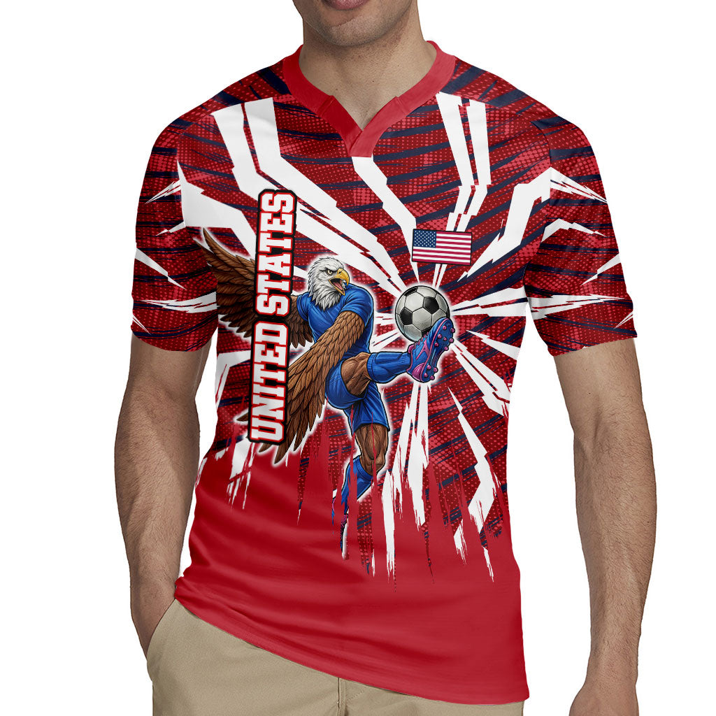 Personalized United States Soccer Rugby Jersey American Eagle World Football Mascot