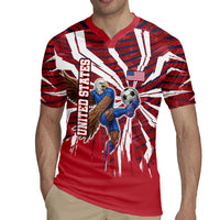 Personalized United States Soccer Rugby Jersey American Eagle World Football Mascot