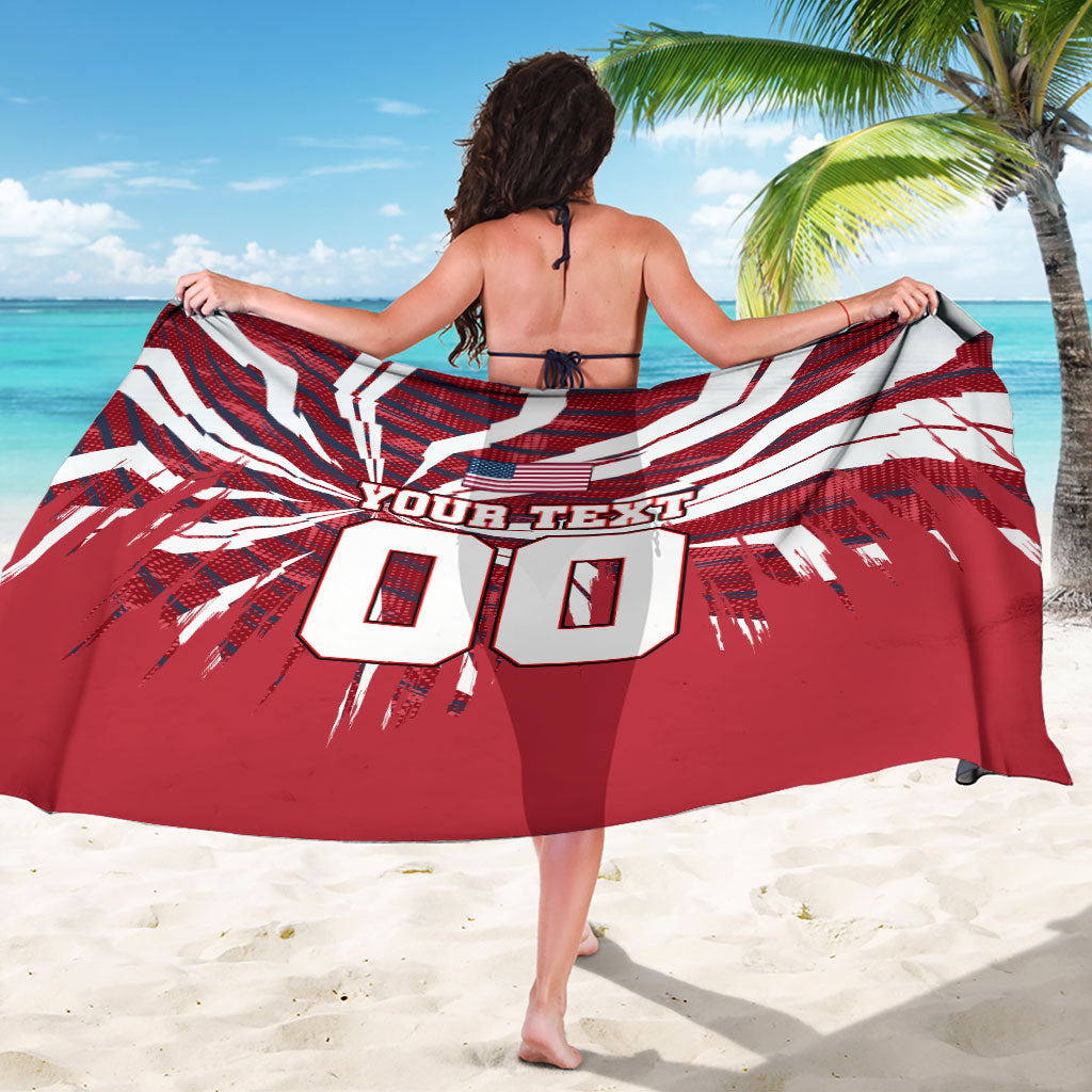 Personalized United States Soccer Sarong American Eagle World Football Mascot