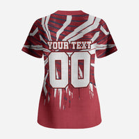Personalized United States Soccer Scrub Top American Eagle World Football Mascot