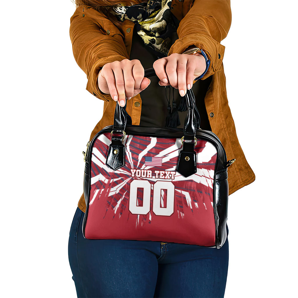 Personalized United States Soccer Shoulder Handbag American Eagle World Football Mascot