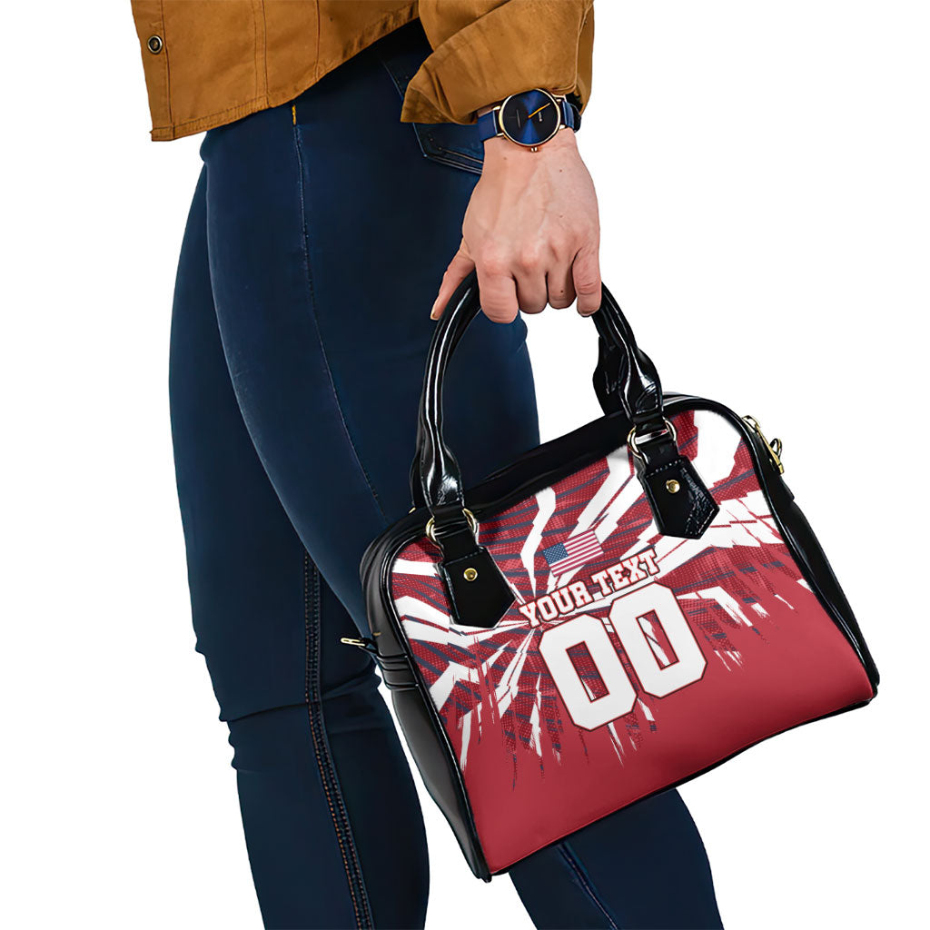 Personalized United States Soccer Shoulder Handbag American Eagle World Football Mascot