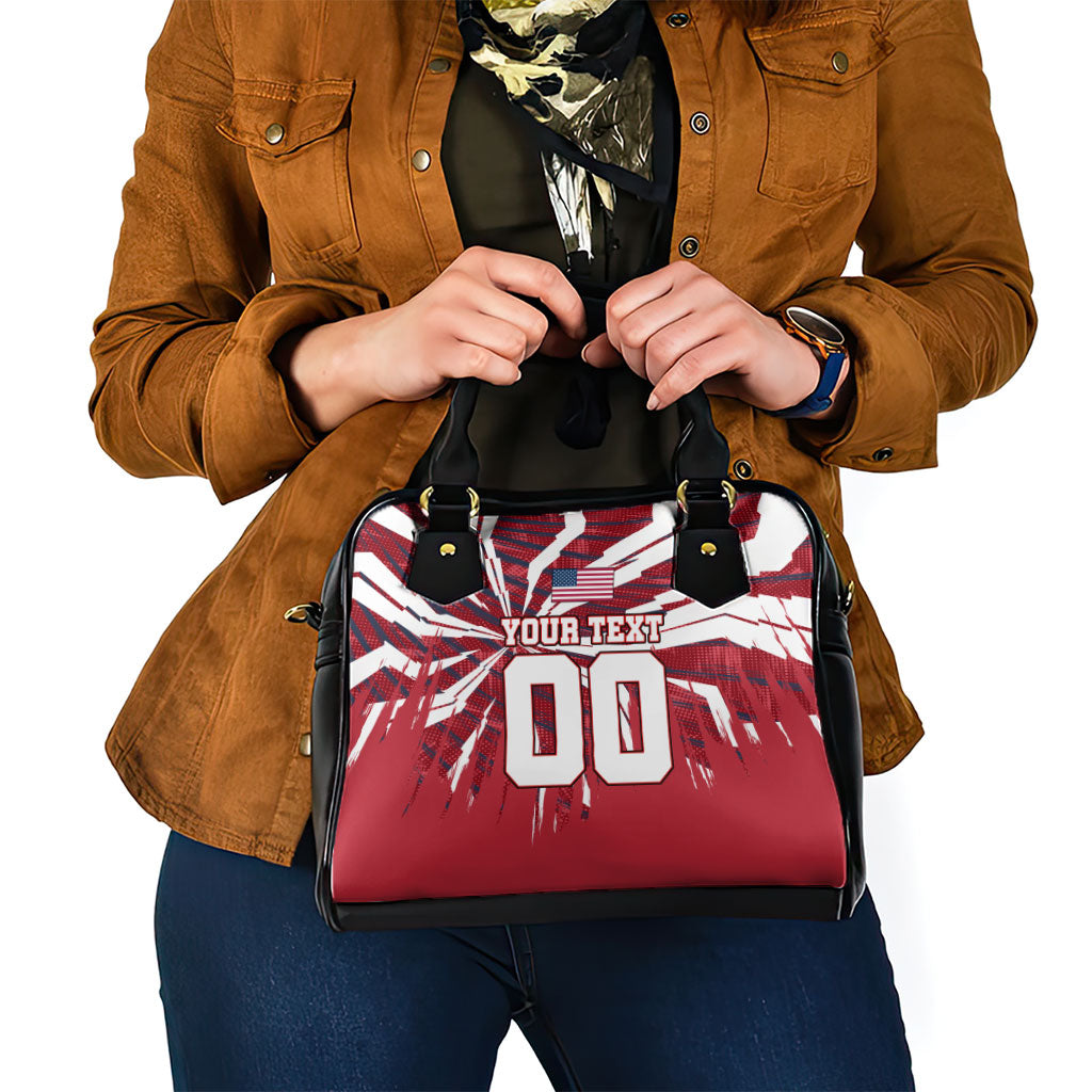 Personalized United States Soccer Shoulder Handbag American Eagle World Football Mascot
