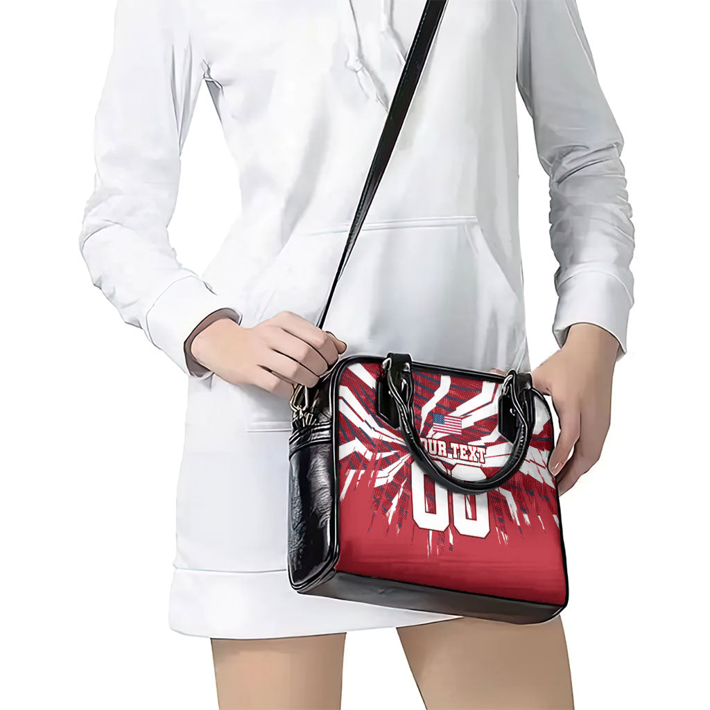Personalized United States Soccer Shoulder Handbag American Eagle World Football Mascot