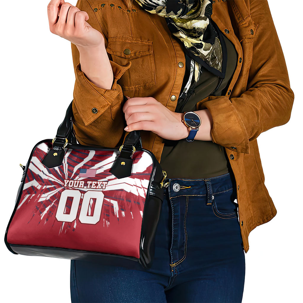 Personalized United States Soccer Shoulder Handbag American Eagle World Football Mascot