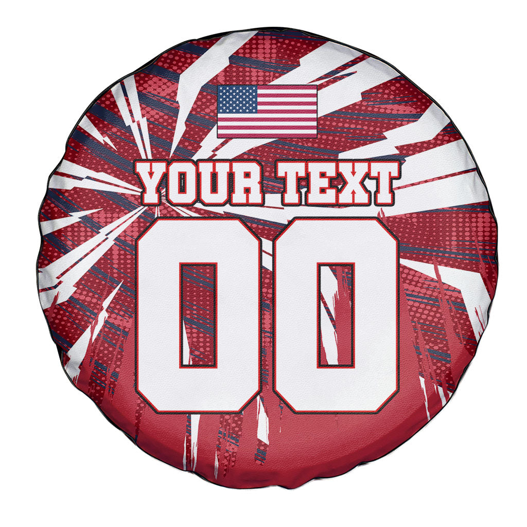 Personalized United States Soccer Spare Tire Cover American Eagle World Football Mascot
