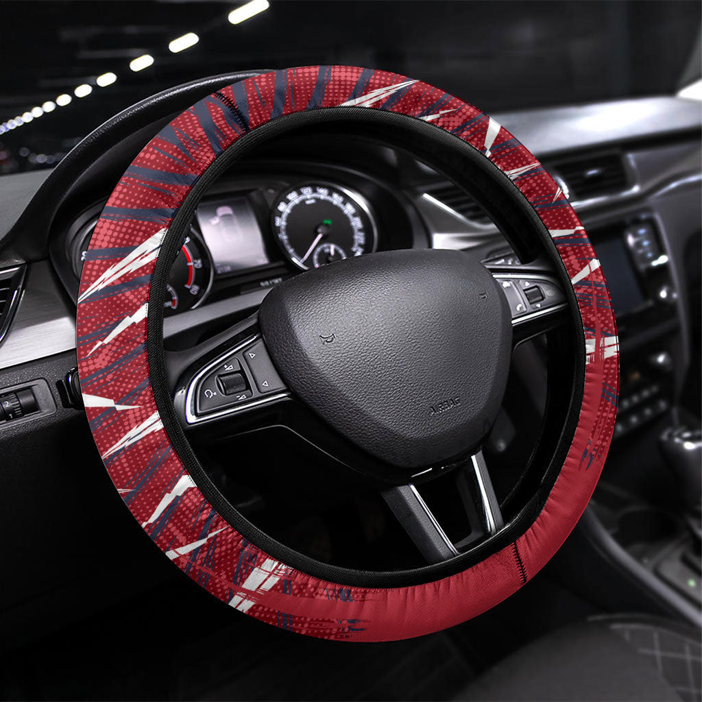United States Soccer Steering Wheel Cover American Eagle World Football Mascot