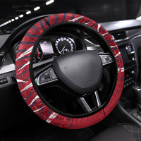 United States Soccer Steering Wheel Cover American Eagle World Football Mascot