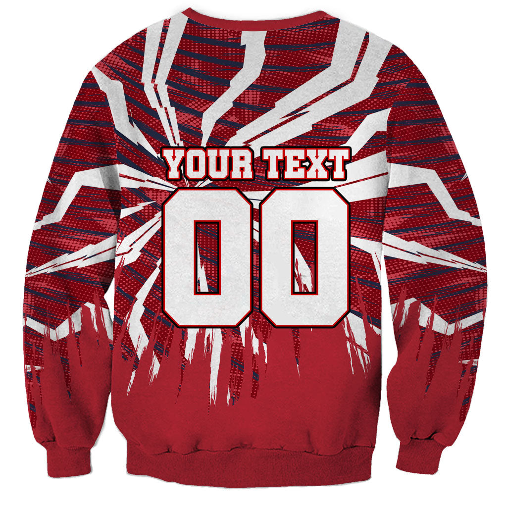 Personalized United States Soccer Sweatshirt American Eagle World Football Mascot