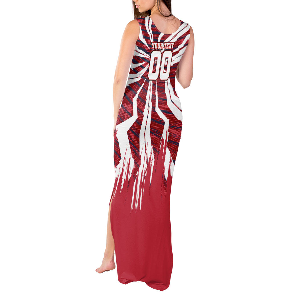Personalized United States Soccer Tank Maxi Dress American Eagle World Football Mascot