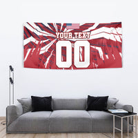 Personalized United States Soccer Tapestry American Eagle World Football Mascot