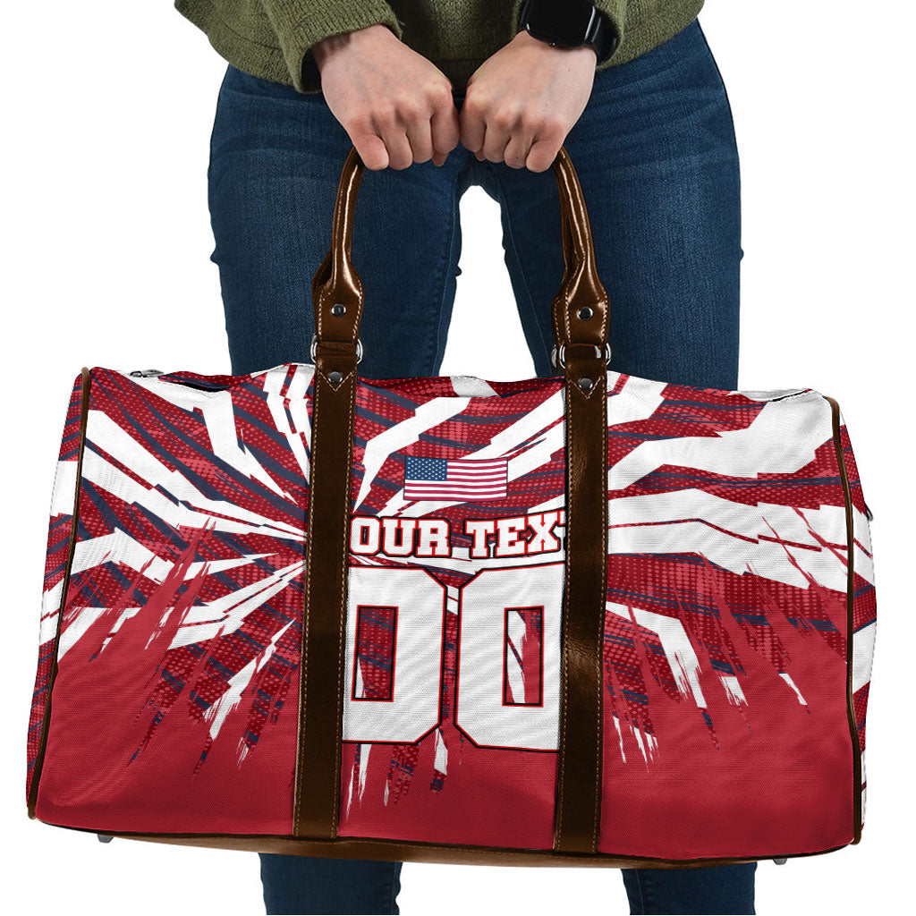 Personalized United States Soccer Travel Bag American Eagle World Football Mascot
