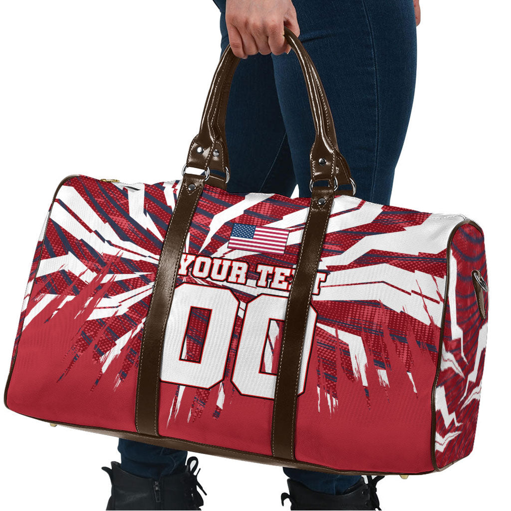 Personalized United States Soccer Travel Bag American Eagle World Football Mascot