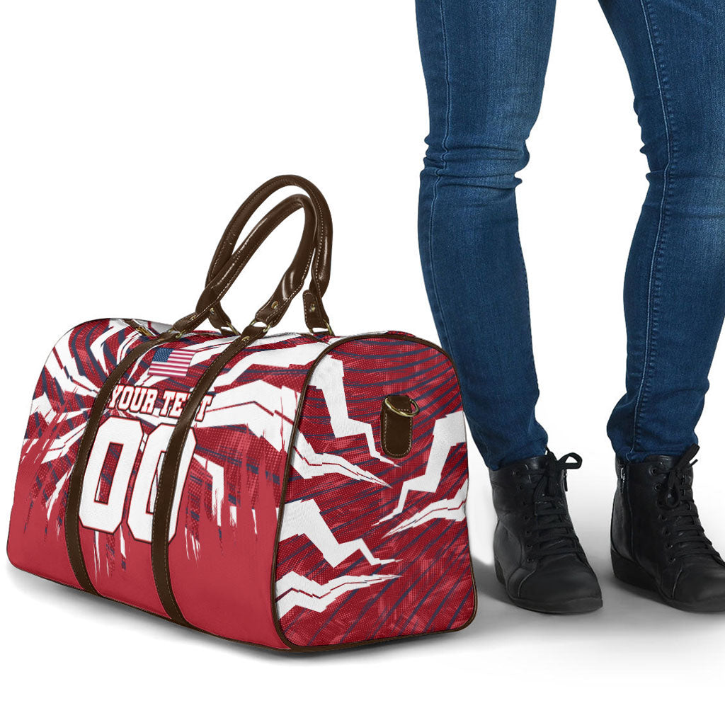 Personalized United States Soccer Travel Bag American Eagle World Football Mascot