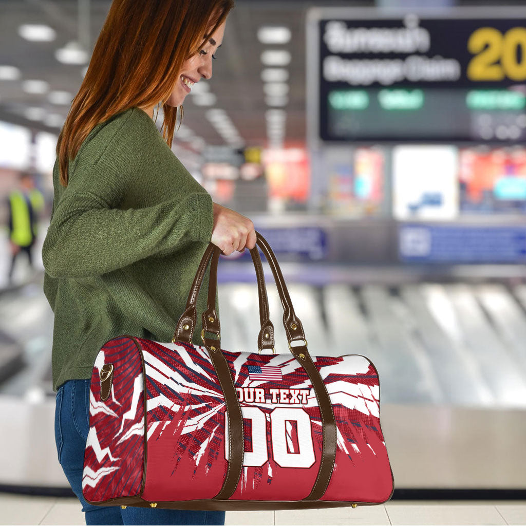 Personalized United States Soccer Travel Bag American Eagle World Football Mascot